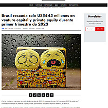 Brasil recauda solo US$445 millones en venture capital y private equity durante primer trimestre de 2023